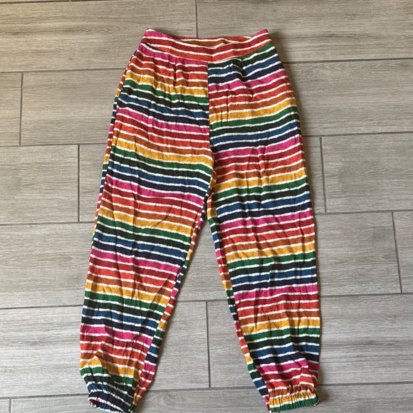Anthropologie Pants - Farm Rio Rainbow High Waist Pants XS